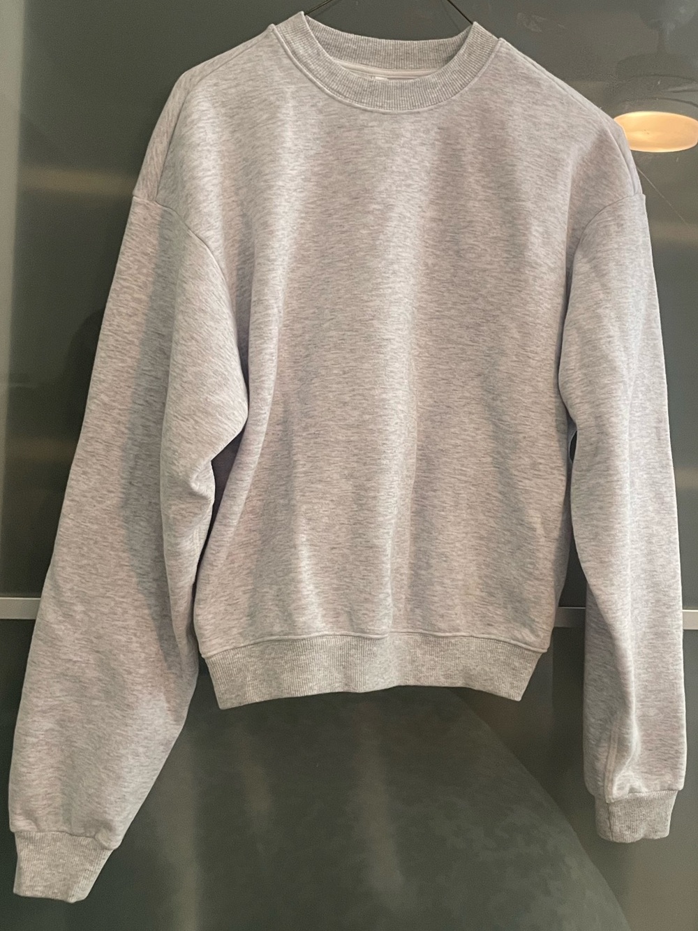 SKIMS Women's Classic Crewneck Sweatshirt - Light Gray